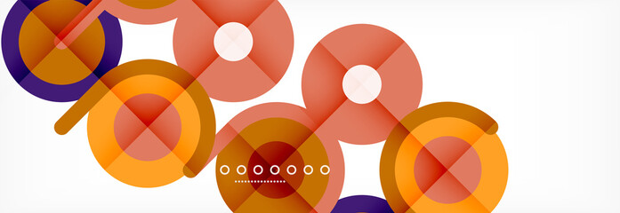 Circles and lines abstract background for covers, banners, flyers and posters and other templates