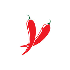 Hot Chili vector icon illustration