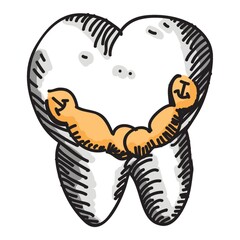 strong tooth