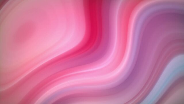 Seamless loop twisted gradient elegant technology abstract background. 3d render of colorful purple pink red stripes rippling wave gradient animation. Future geometric patterns motion background.