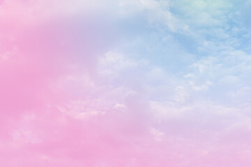 cloud background with a pastel colour