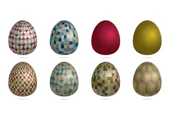set of easter icons