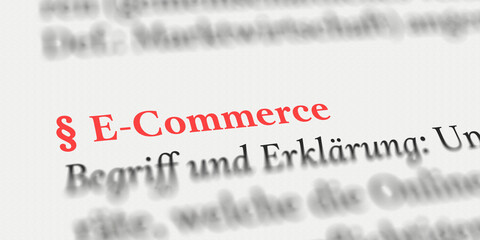 E Commerce rechtlich erklärt