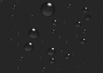 Water drops. Aqua fresh liquid transparent splashes clean realistic drops of water vector template. Droplet transparent, aqua bubble clean, liquid fresh illustration