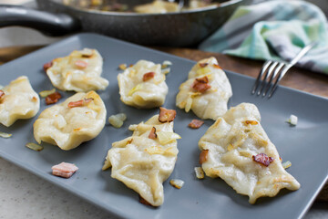 Pierogi - traditional Polish dish.