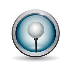 golf ball on the tee