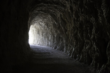 Deep stone tunnel