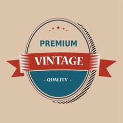 premium quality label