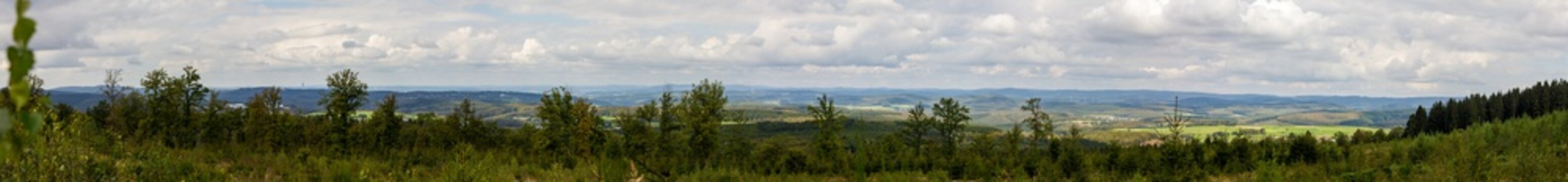 Panorama Siegen und Netphen aus Wilsndorf