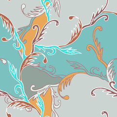Traditional Folkwear Seamless Pattern. 