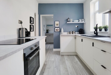 Interior of new refurbished renovated house