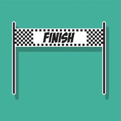 finish line banner