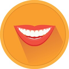 Naklejka premium happy smile