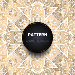 luxury ornamental mandala design background