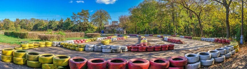 Fototapeta na wymiar Dukovsky Park in Odessa, Ukraine