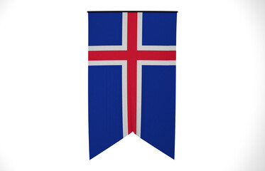 Iceland, Wavy Iceland Flag, Country Flag, 3D Render
