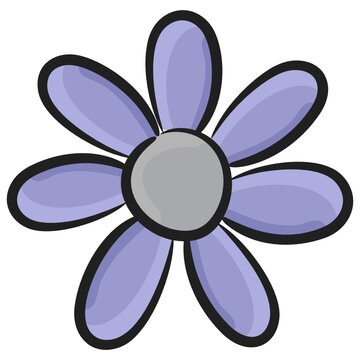 
Chamomile tribe flower icon, ursinia editable vector 
