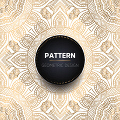 luxury ornamental mandala design background