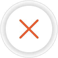 Obraz premium cancel button