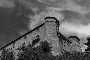 Carpinone, Molise, Isernia. The medieval castle. 
