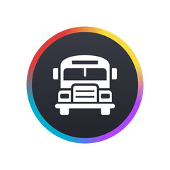 School Bus -  Push Button