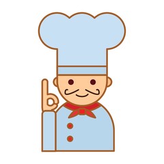 chef showing ok sign