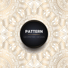 luxury ornamental mandala design background