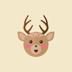 reindeer smiling