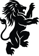 Standing Lion Vector