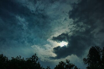 Sun through the clouds