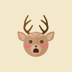 reindeer shocked