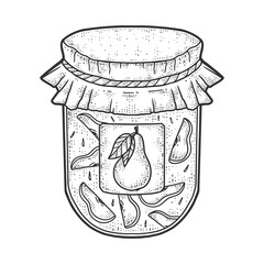 pear jam sketch raster illustration