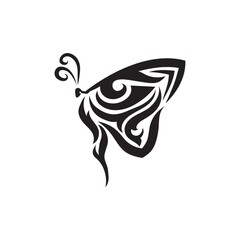 butterfly  tribal tattoo