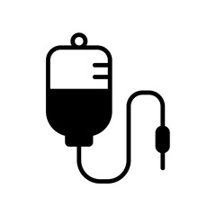 blood bag - infuse icon vector design template