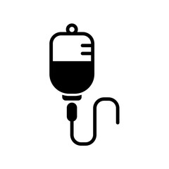 blood bag - infuse icon vector design template