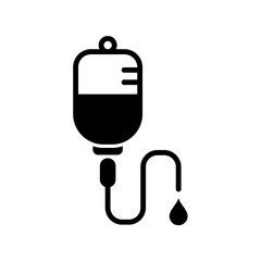 blood bag - infuse icon vector design template