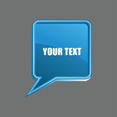 speech bubble template design