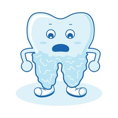 Fototapeta premium tooth with germs