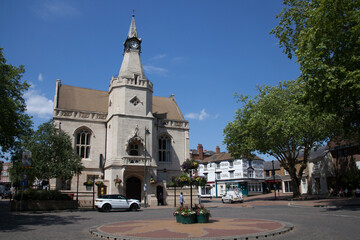 The Town Hall in Banbury at the junction with Bridge Street, Market Place and the High Street in...
