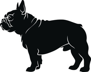 Obraz premium Simple Vector of French Bulldog