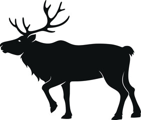 Simple Vector of Reindeer