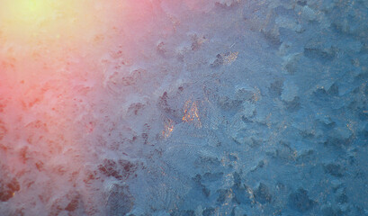 Obraz premium Picture of frost on the glass.
