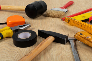 Construction equipment top view