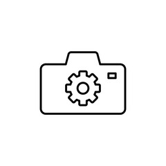 Camera icon. Photography symbol modern, simple, vector, icon for website design, mobile app, ui. Vector Illustration