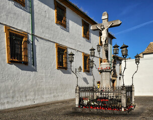 Fototapeta na wymiar the Christ of the Lanterns, Cordoba, Spain