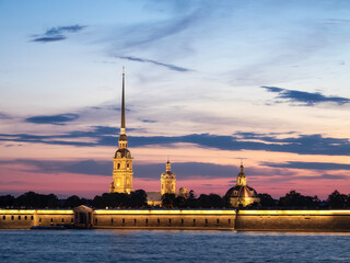Evening Saint Petersburg. White nights