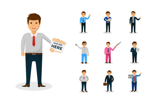 Business Man Mascots