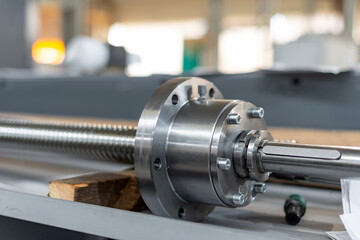 Ball screw in the industrial machine tool industry.