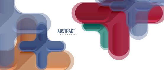 Glossy multicolored plastic style cross composition, x shape design, techno geometric modern abstract background. Trendy abstract layout template