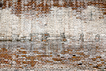 Old brick wall background. Red old brick wall background and texture.